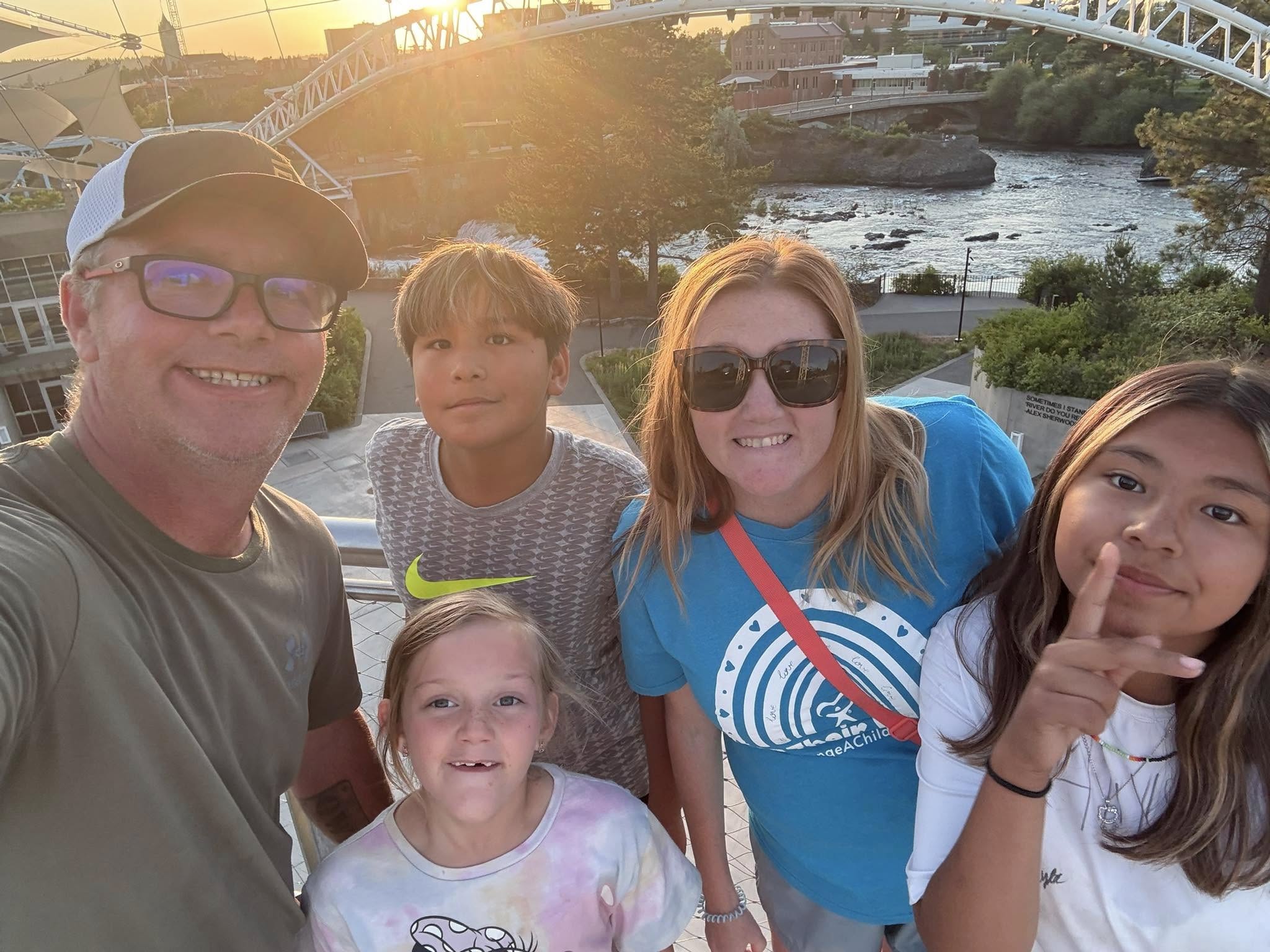 Amanda and her family